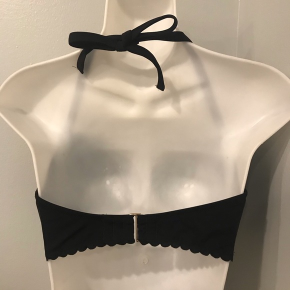 Victoria's Secret Black Scalloped Bikini Top - Picture 3 of 7